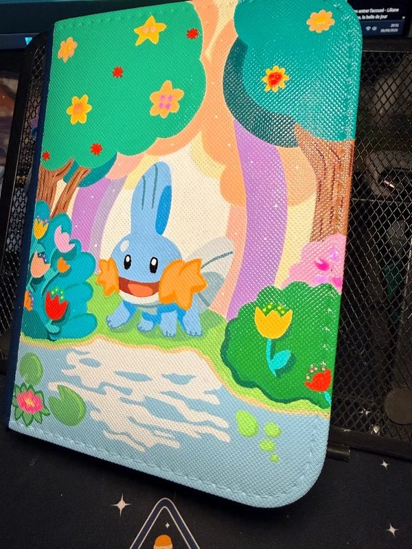 Binder Pokémon personnalisé peint à la main, Gobou