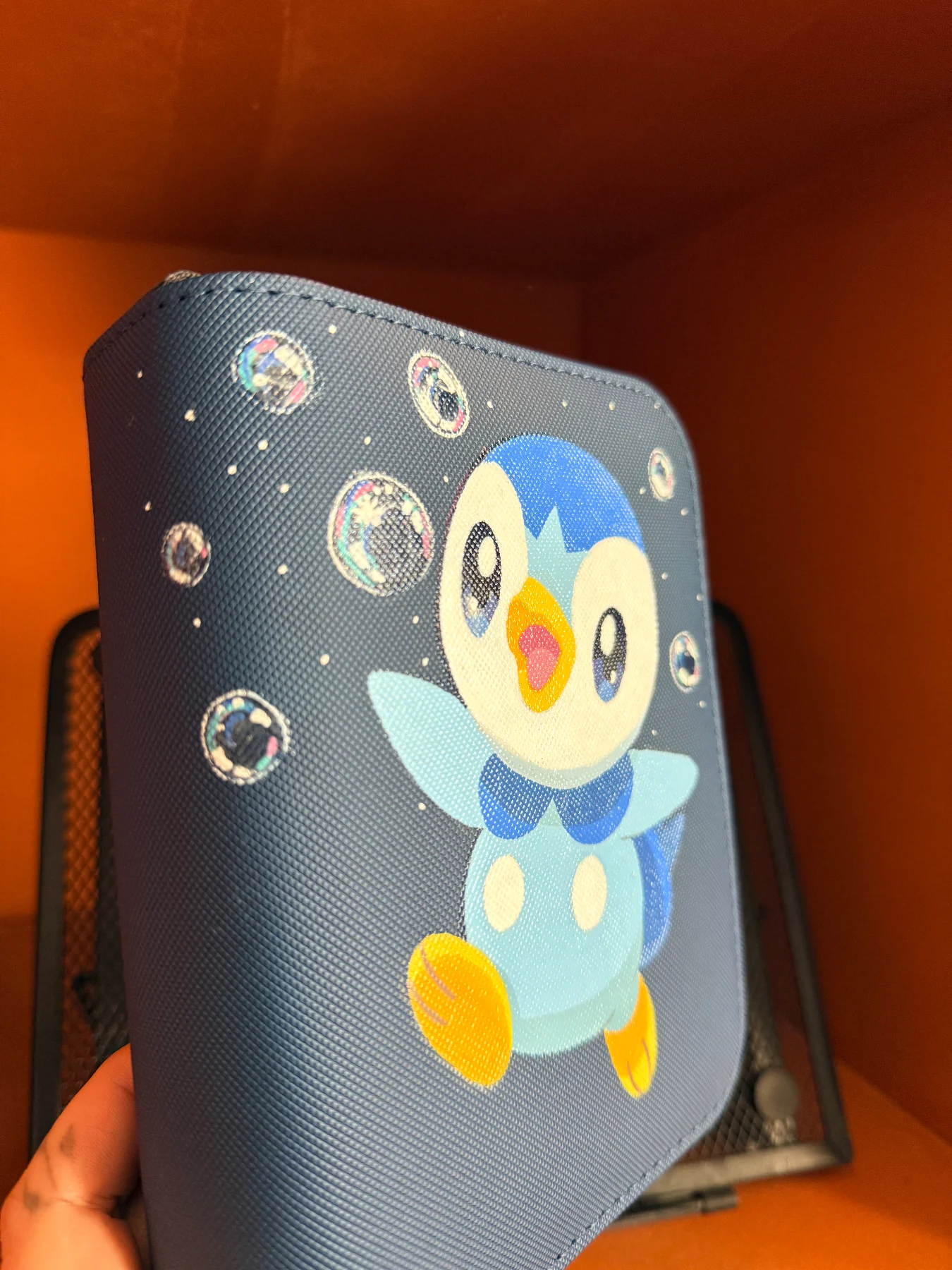Binder custom, personnalisé à la main, Tiplouf