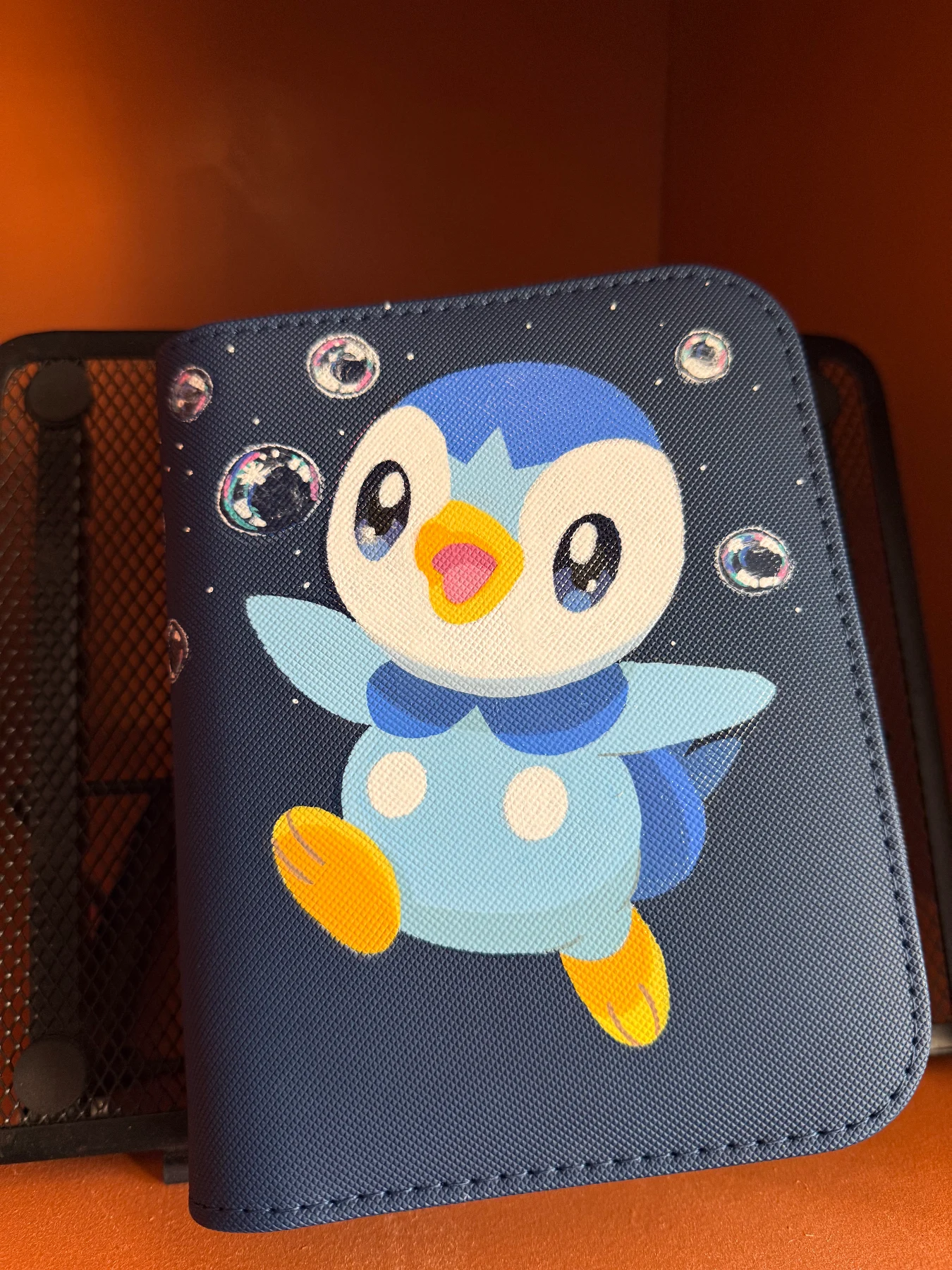 Binder custom, personnalisé à la main, Tiplouf